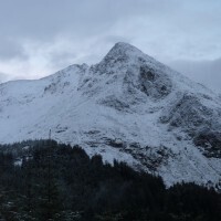 The Dragons Tooth ridge in Glencoe