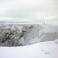 Walkers approaching the Summit of Ben Nevis