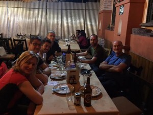 Kathmandu meal before starting Everest expedition