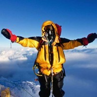 James on the summit