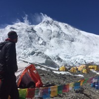 Andy T at ABC with Everest above