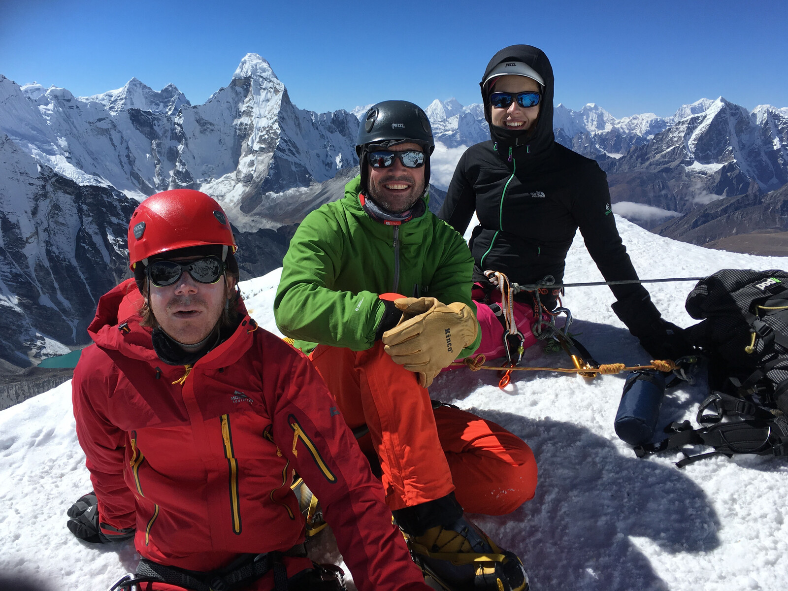 Island Peak summit