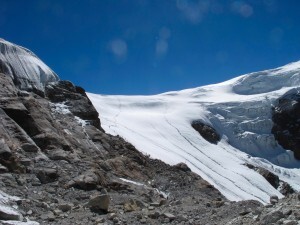 Looking towards the Mera La