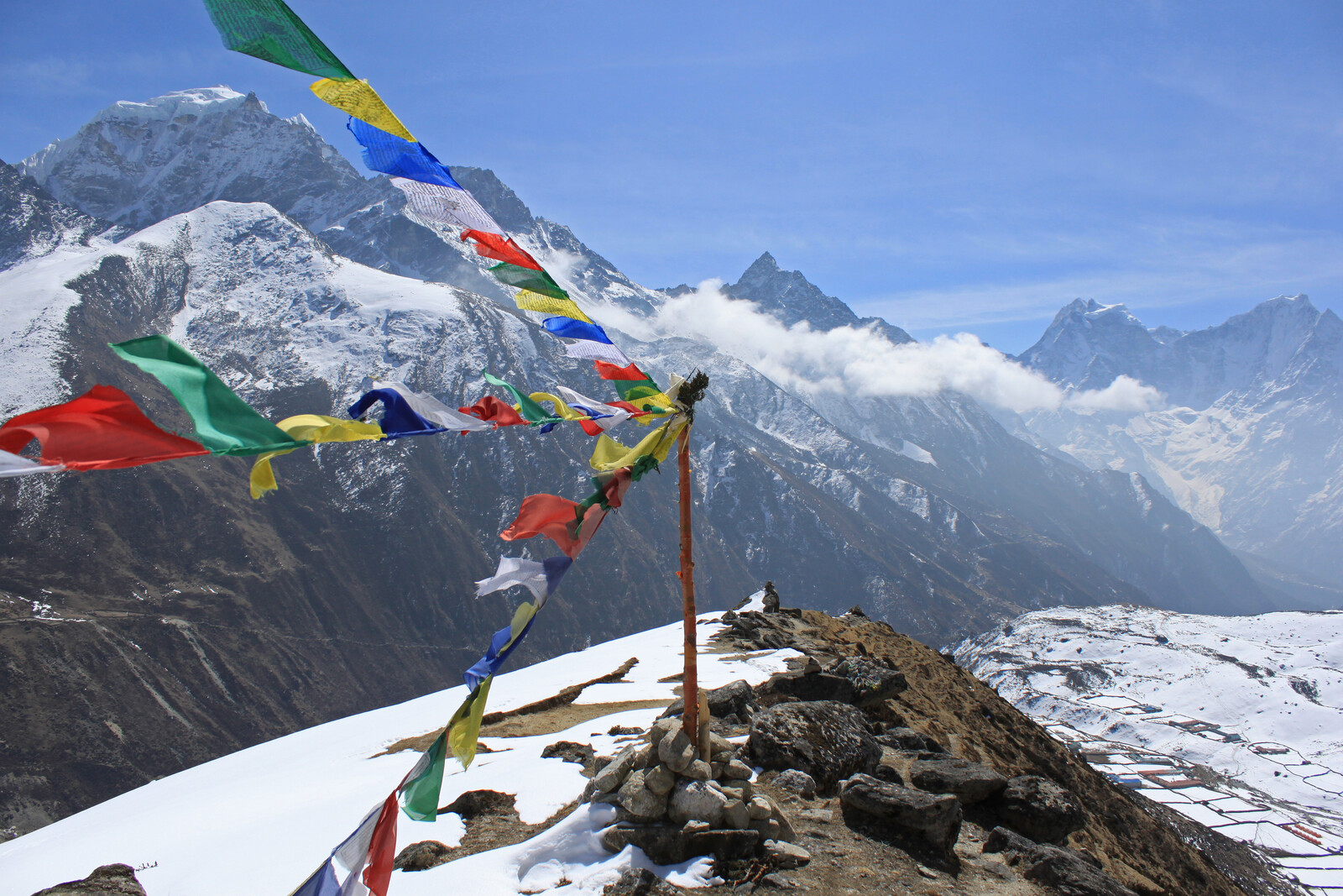 Gokyo Valley prayer flags