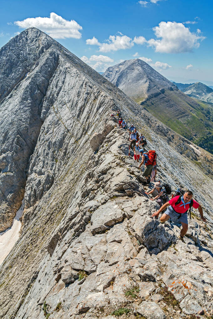 Pirin marble ridge