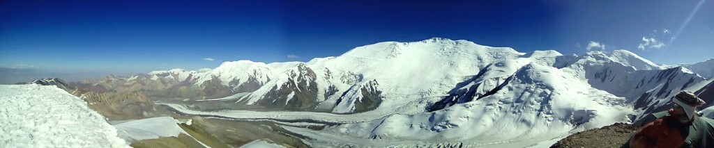 Peak Lenin Viewed from Jukhina Peak