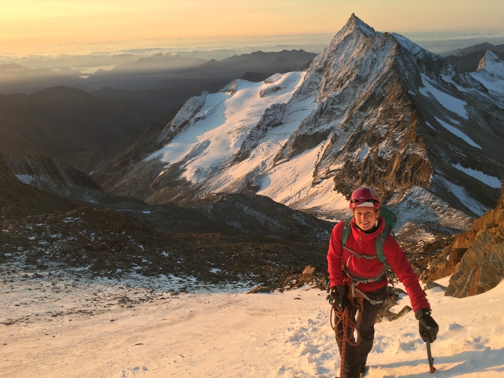 Weissmies 2017 (Saas Fee 4000m Peaks), photo courtesy of Alice Chivers