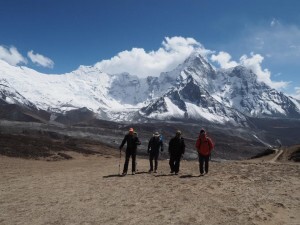 Acclimatising on Chhukhung Ri