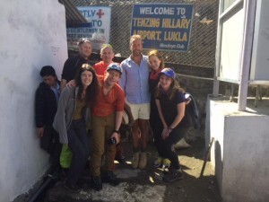 Adventure Peaks Island Peak Team Arrive at Lukla