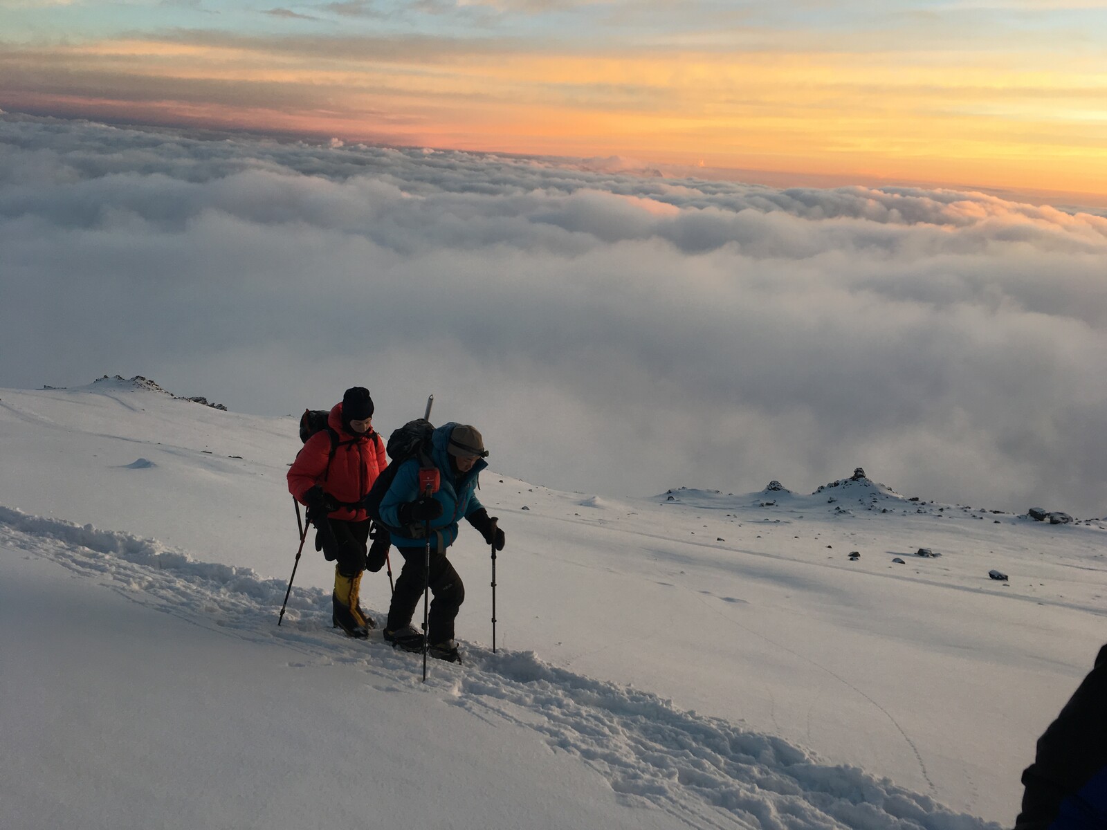 Aconcagua summit night