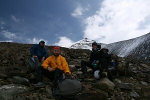 Andrei, Rob & Sarah at 4600m