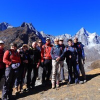 Group on way up to Gokyo