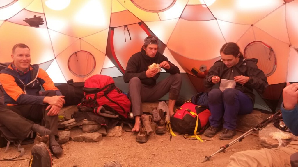 Resting at Camp Aconcagua