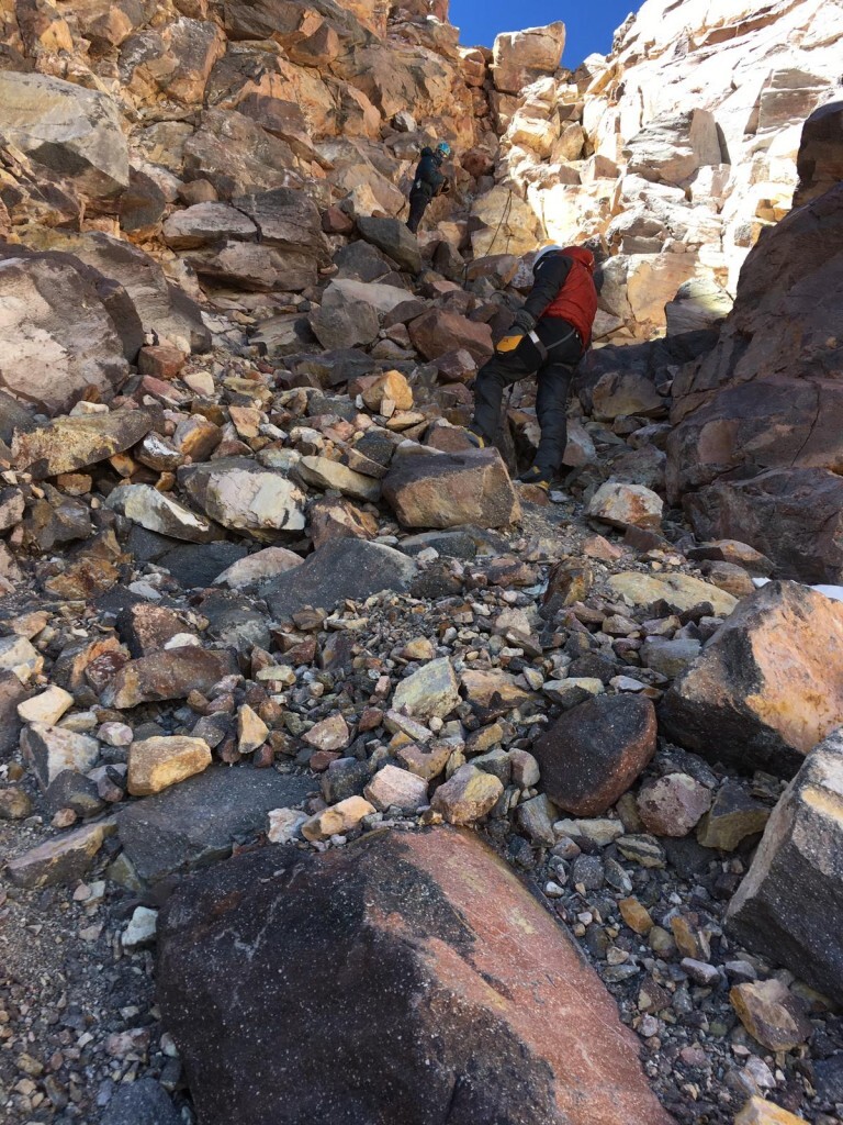 The Steepening on Ojos del Salado Summit day