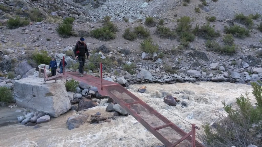 Crossing the Bridge en-route to Casa de Piedra