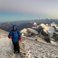 Manesh on Aconcagua summit day