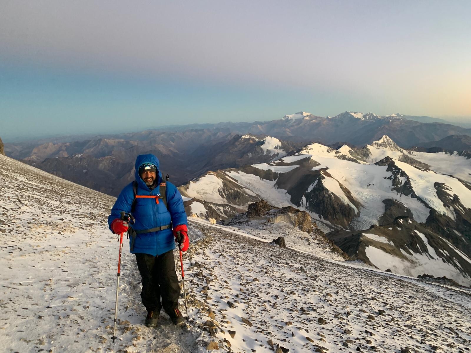 Manesh on Aconcagua summit day