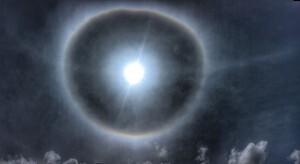 Halo around the sun