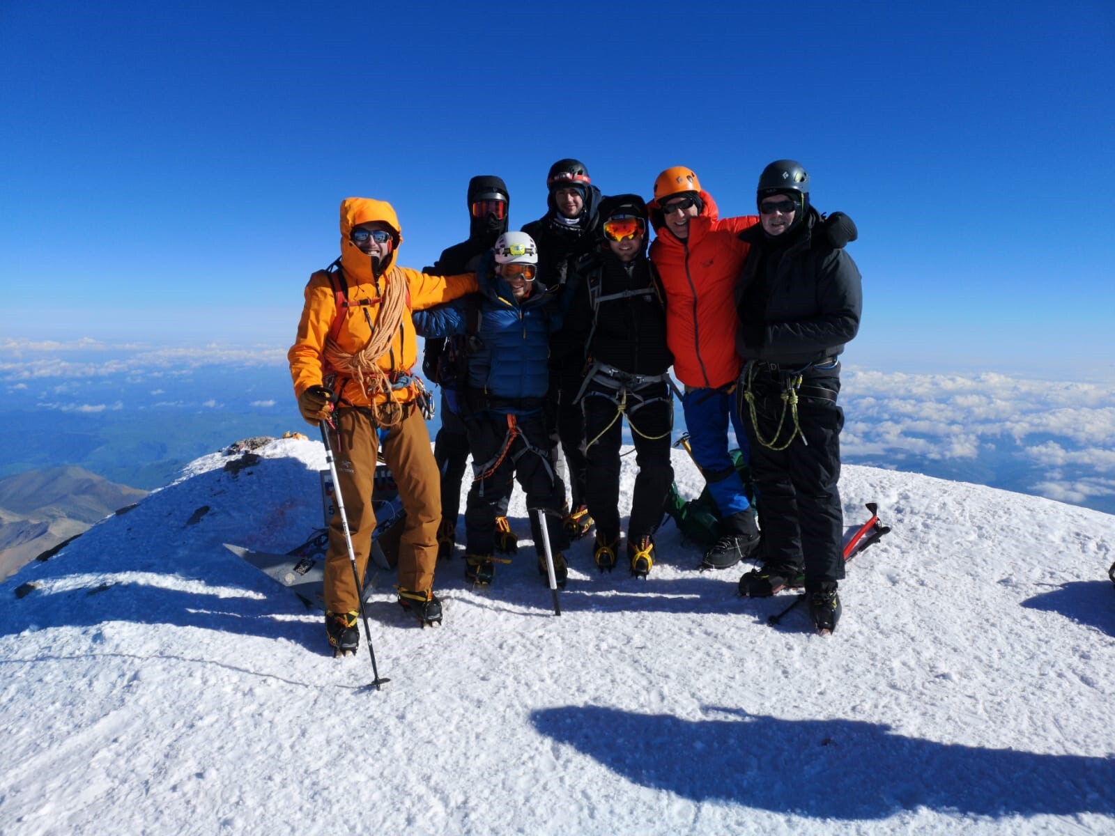 21 Elbrus summit group