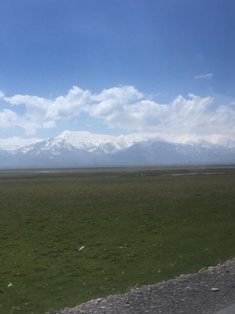 First Views of Peak Lenin And The Pamirs.