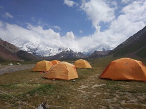 1 Peak Lenin base camp