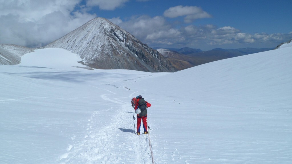 Going down to Base Camp from ABC