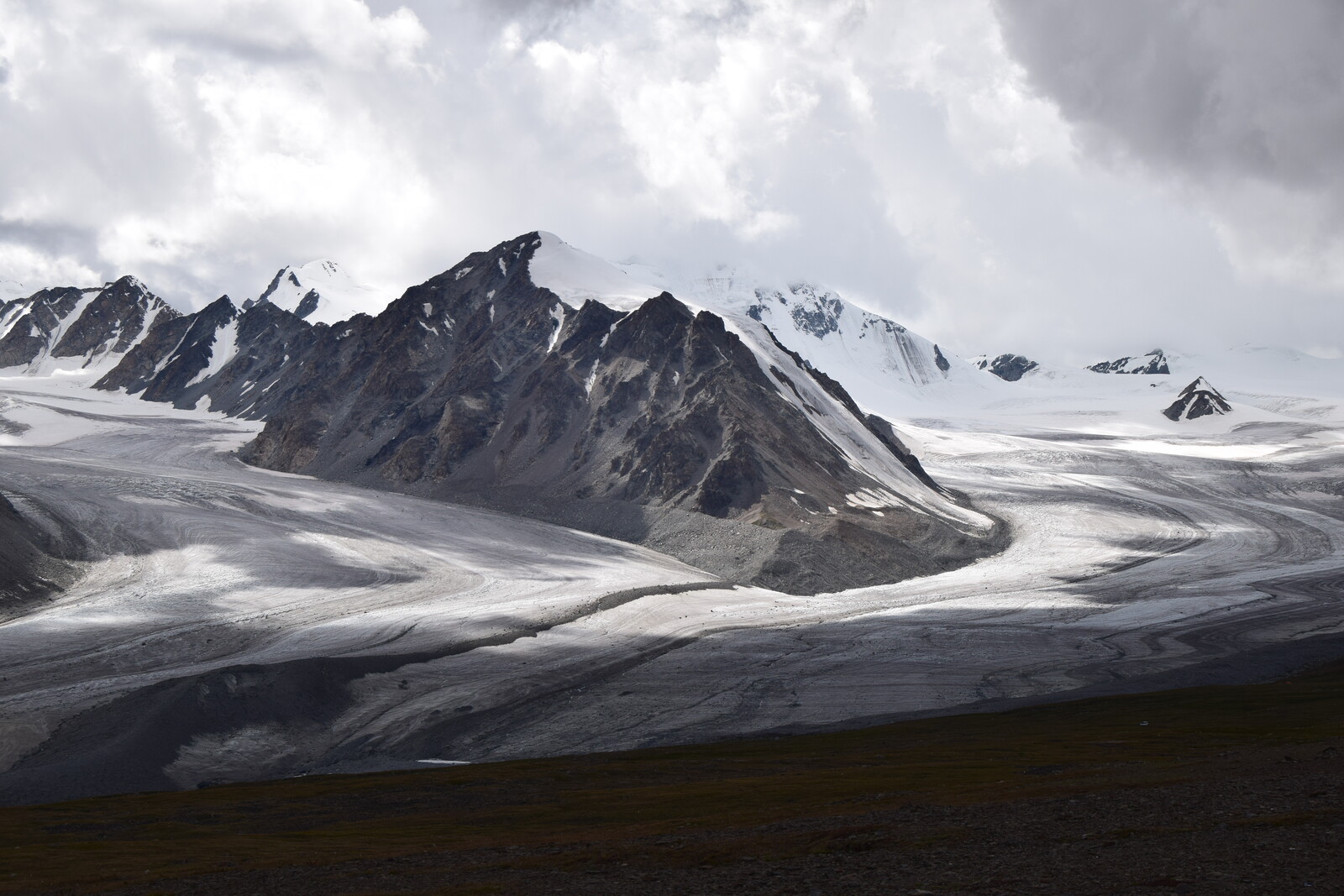 13. Veiw up the Potaniin Glacier