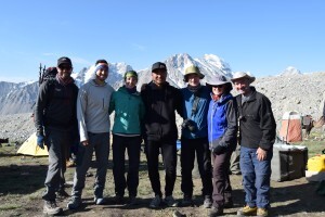 17. Team at Base Camp with one of our guides Senna.