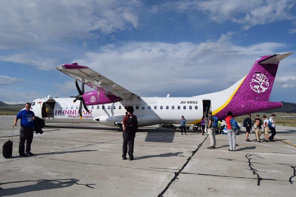 Arriving at Olgi airport