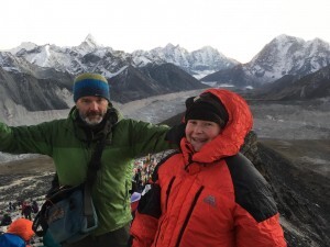 Jude and Paul on Kala Patthar