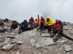 Adventure Peaks 19th Dec 19 Team on the Summit of Aconcagua