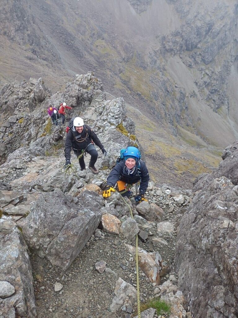 On Sgurr na Gillean on Monday