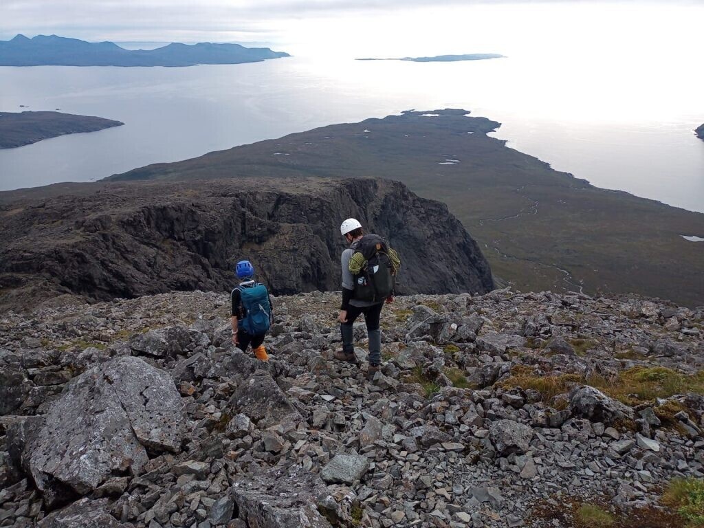 Views from to Cuillin across to Rum (top left)